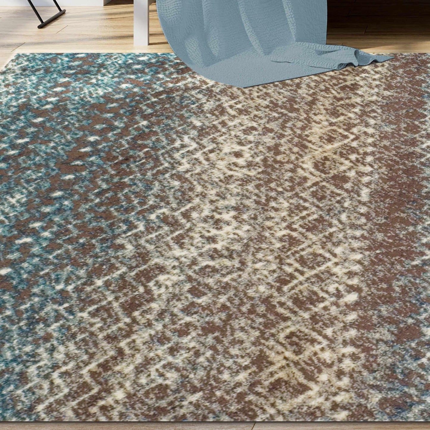 Superior Sunderland Modern Abstract Geometric Indoor Area Rug -Taupe -Ivory