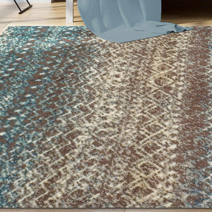 Superior Sunderland Modern Abstract Geometric Indoor Area Rug -Taupe -Ivory