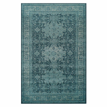 Tatum Oriental Distressed Medallion Indoor Area Rug  