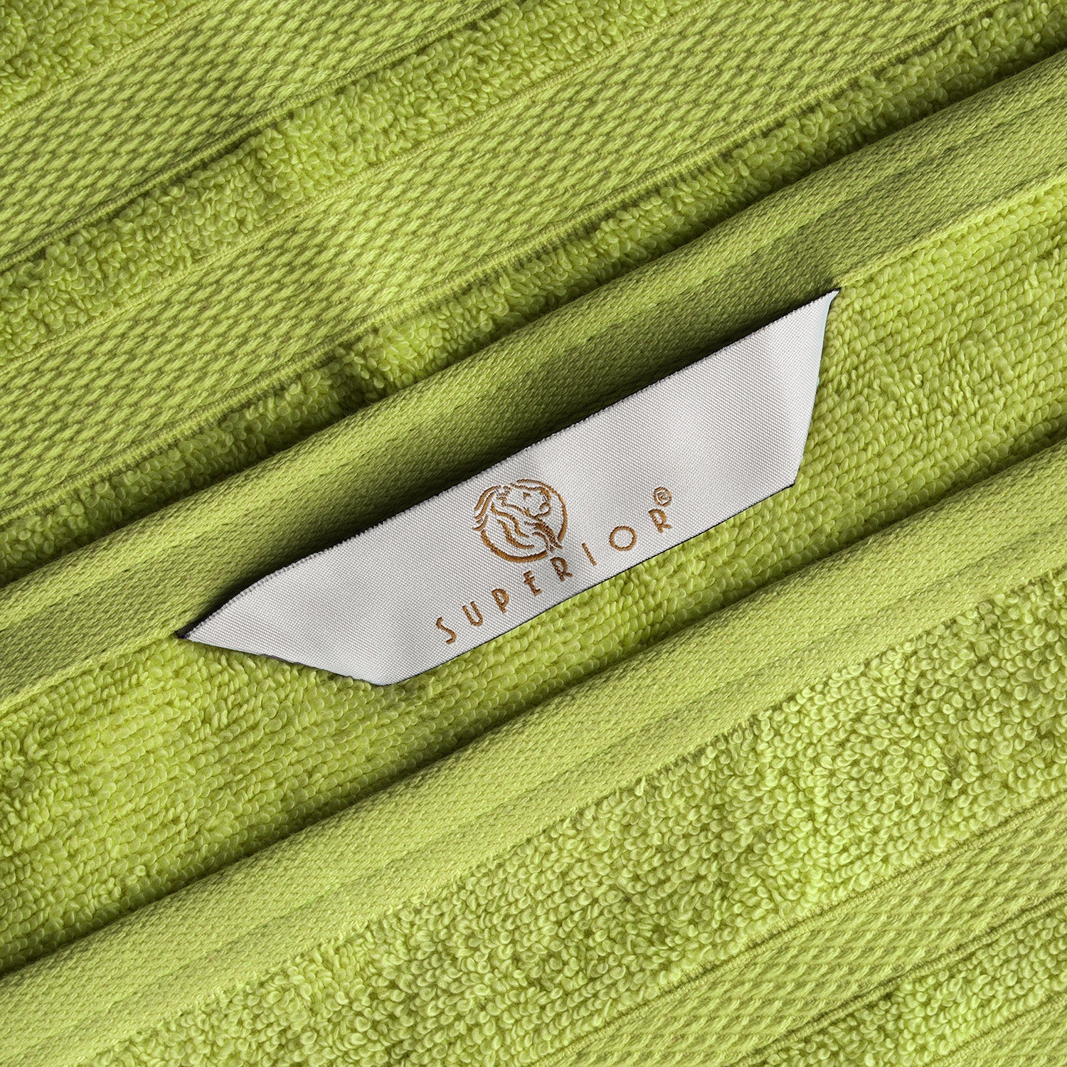 Superior Ultra Soft Cotton Absorbent Solid Bath Towel (Set of 4) -  Celery