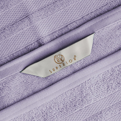 Superior Ultra Soft Cotton Absorbent Solid Bath Towel (Set of 4) -  Wisteria