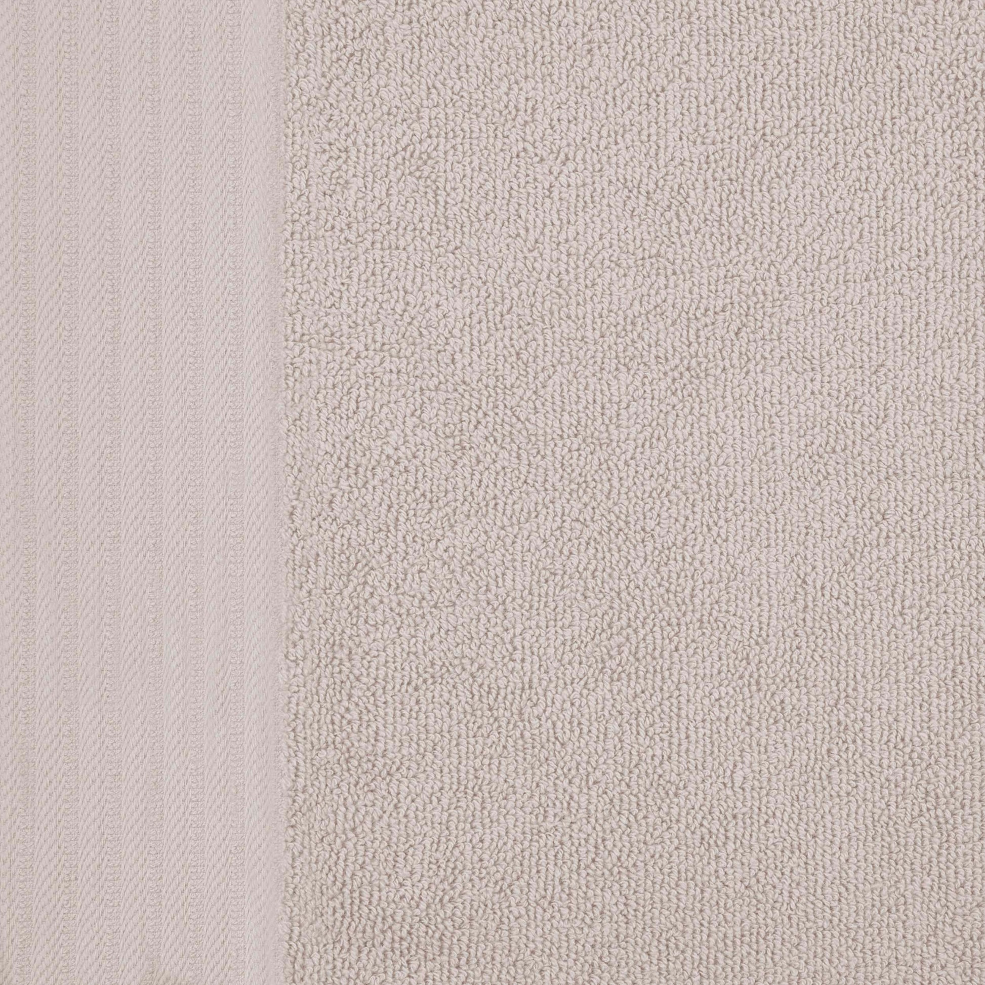 Premium Turkish Cotton Jacquard Herringbone and Solid 8-Piece Towel Set - Ivory