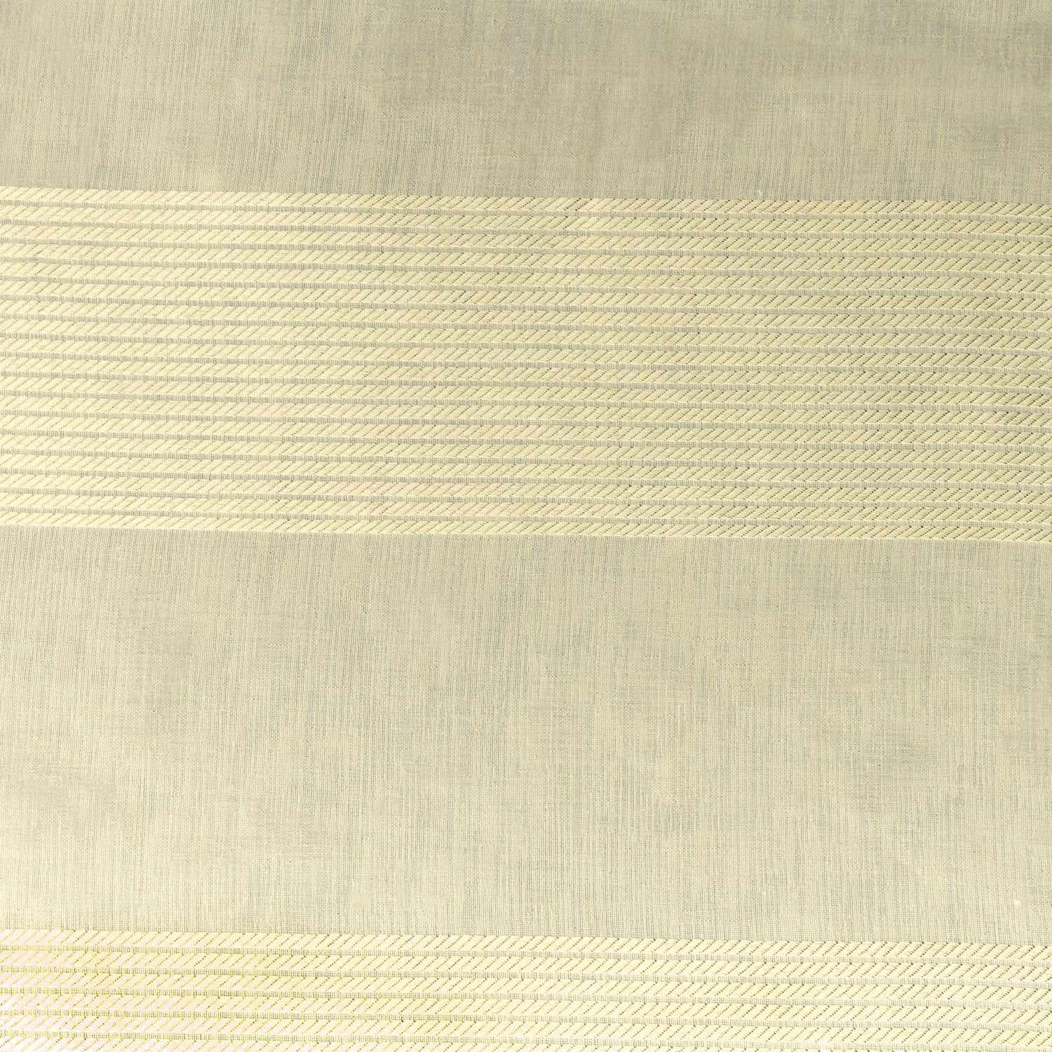 Dalisto Stripes 2-Piece Grommet Sheer Curtain Panel Set - Cream