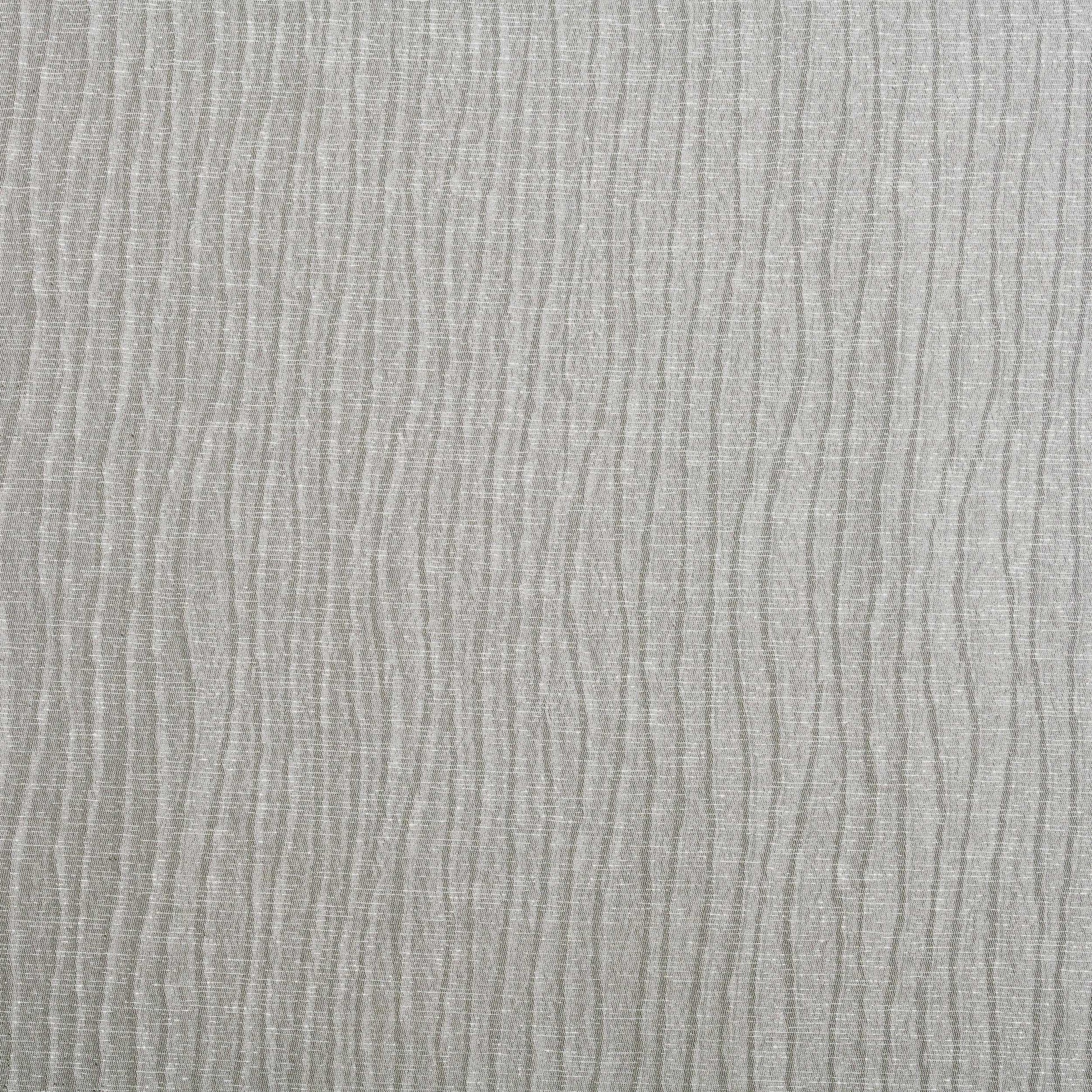 Metallic Jacquard 2-Piece Grommet Curtain Panel Set - Silver