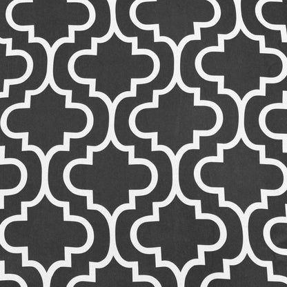 Moroccan Trellis Grommet 2-Piece Blackout Curtain Panel Set - Grey