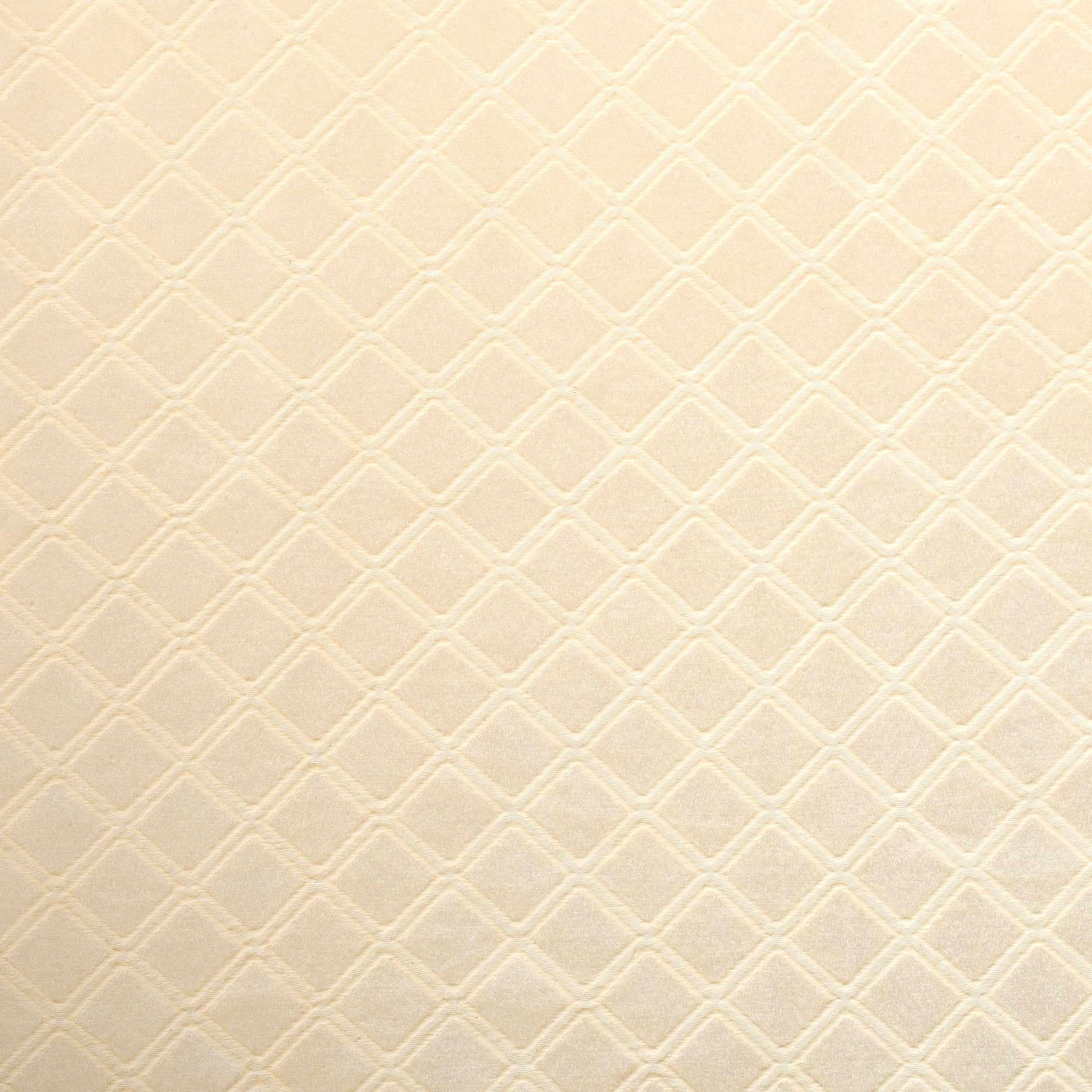 Westview Diamond Trellis Jacquard 2-Piece Grommet Curtain Panel Set - Ivory