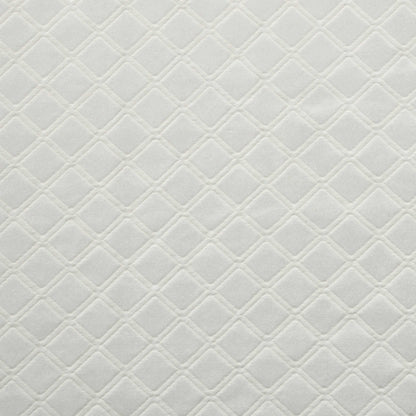 Westview Diamond Trellis Jacquard 2-Piece Grommet Curtain Panel Set - White