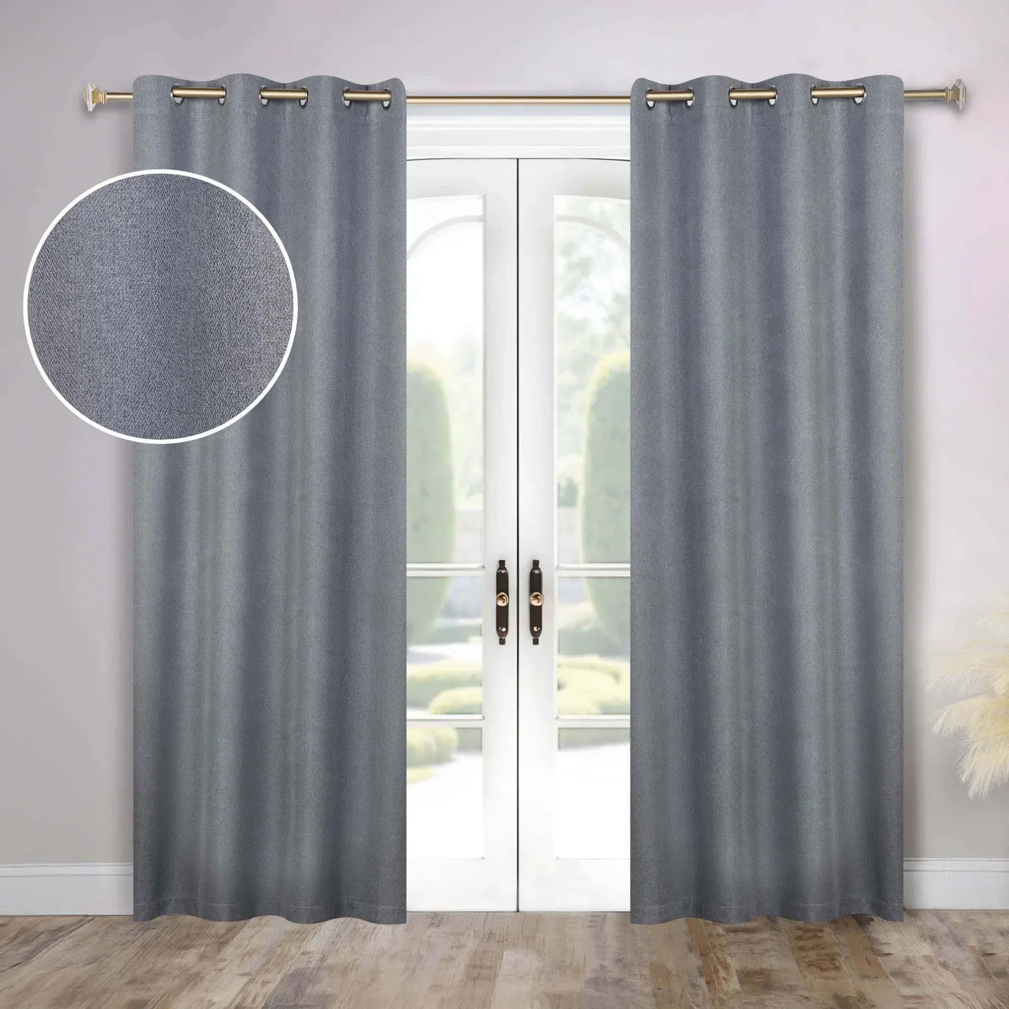 100 % Blackout Curtains Grommet Machine Washable 2 Panels Nyan