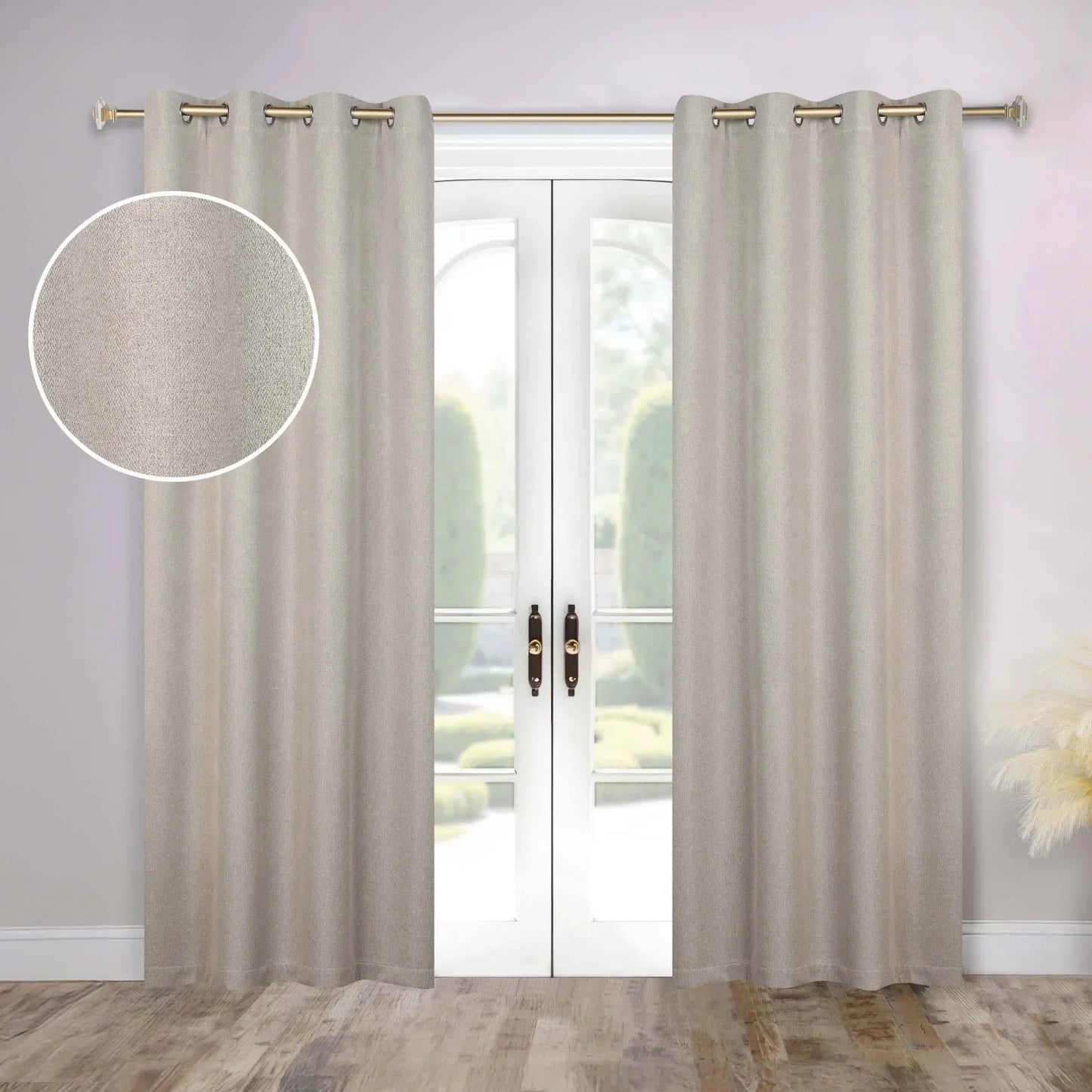 100 % Blackout Curtains Grommet Machine Washable 2 Panels Nyan