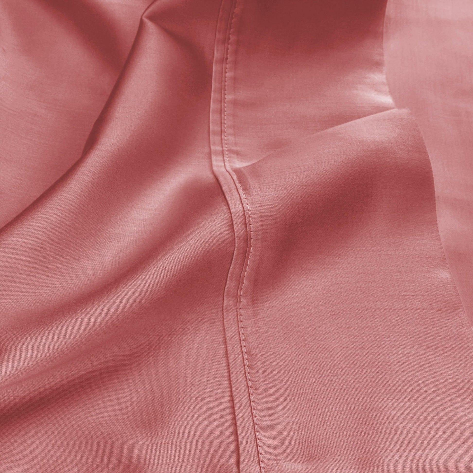  Superior Egyptian Cotton 530 Thread Count Solid Sheet Set - Blush