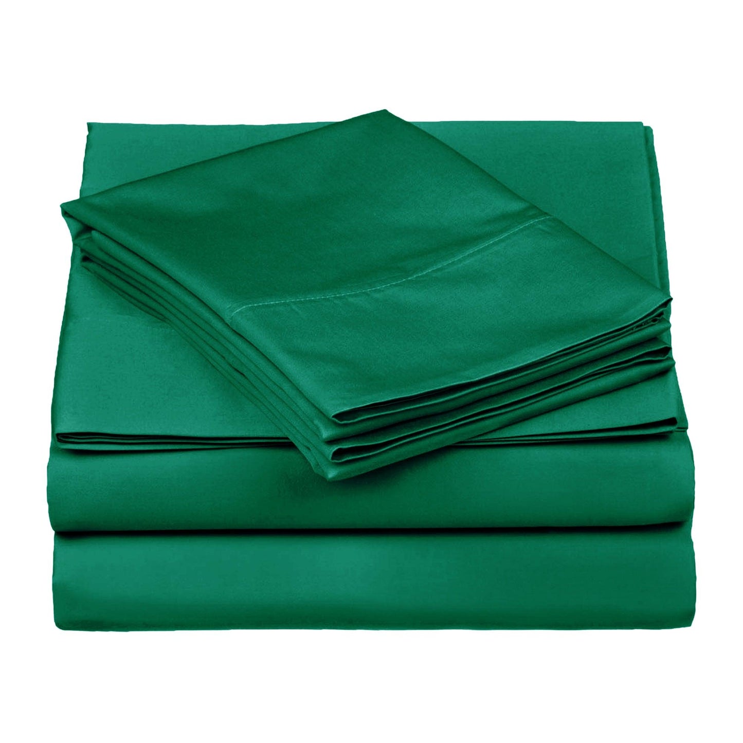  Superior Egyptian Cotton 530 Thread Count Solid Sheet Set - Green