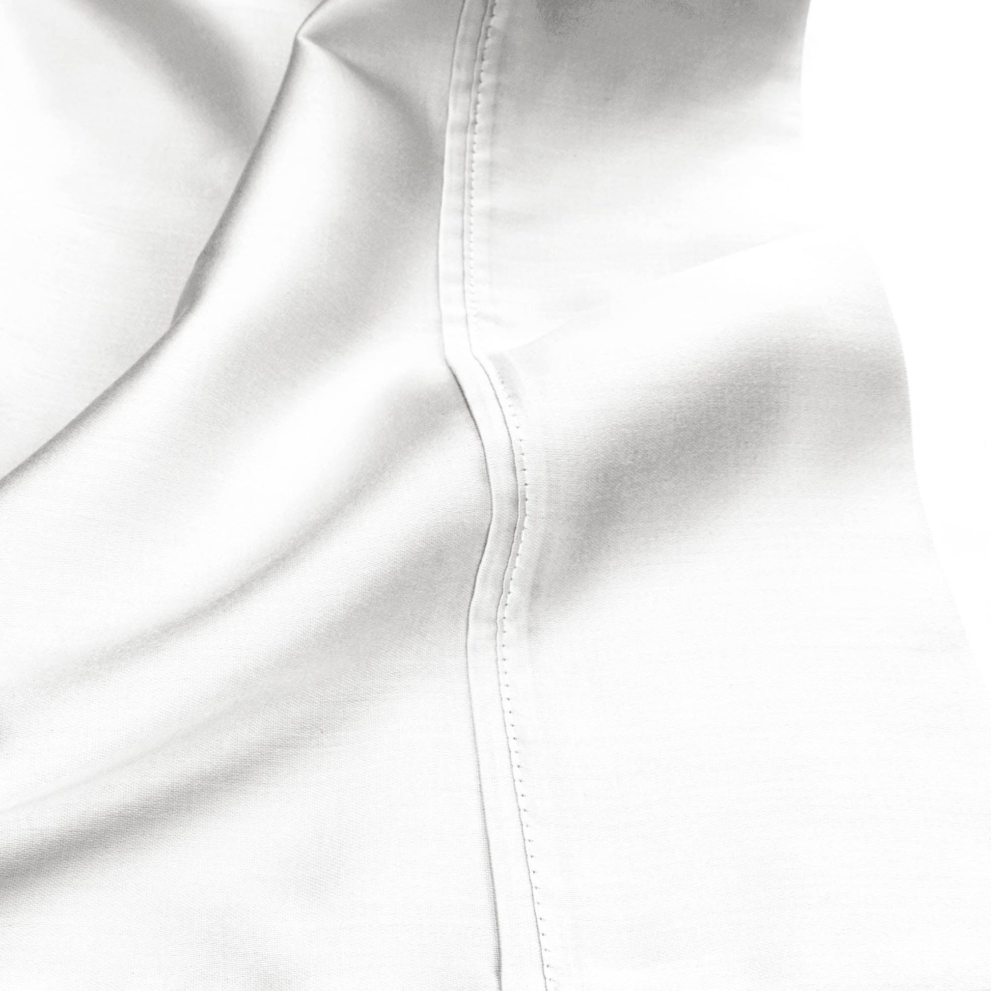  Superior Egyptian Cotton 530 Thread Count Solid Sheet Set - White