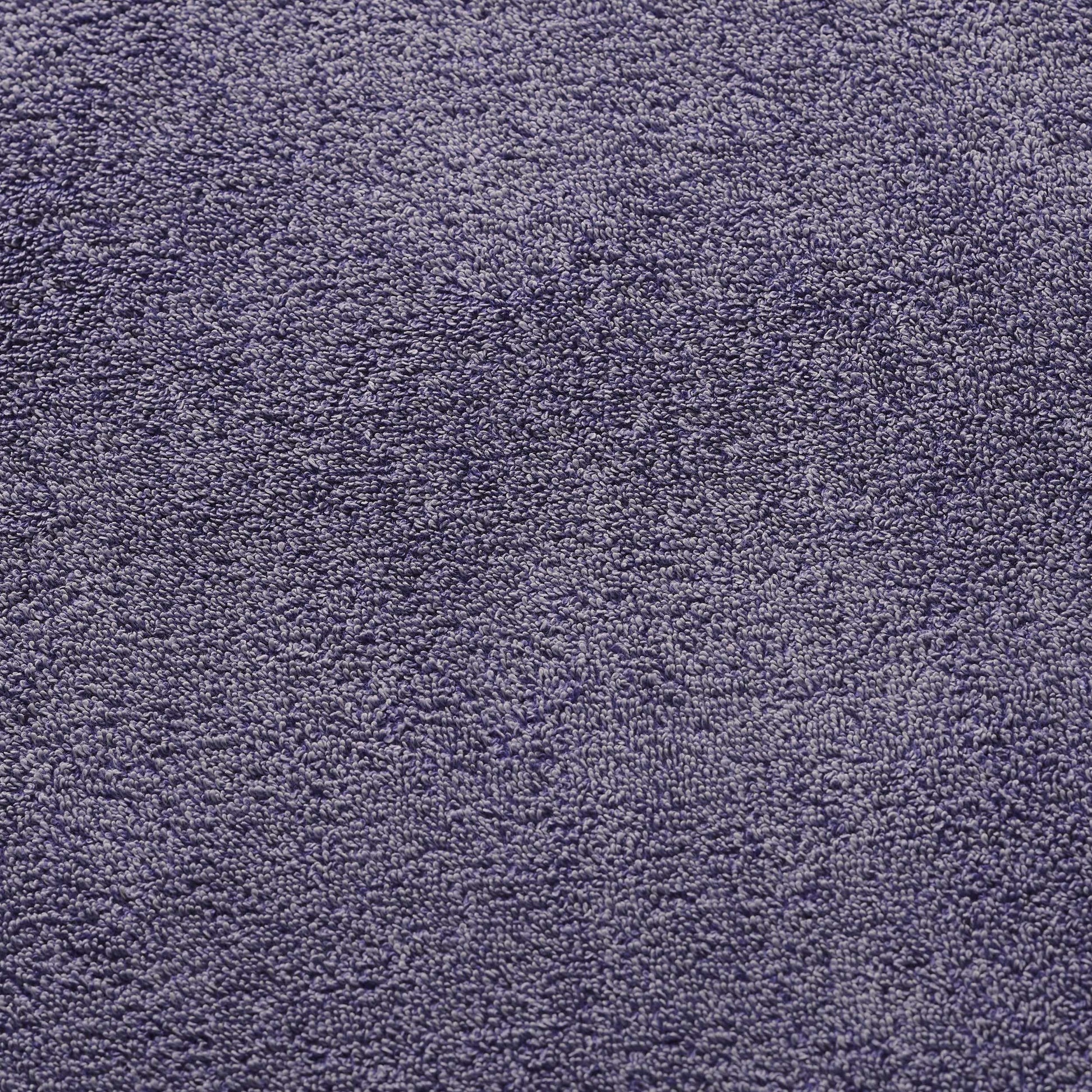 Denim Wash Jacquard 6-Piece Cotton Bath Towel Set - Lilac