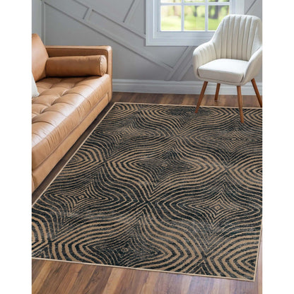 Cullen Modern Abstract Indoor Area Rug or Runner Rug 