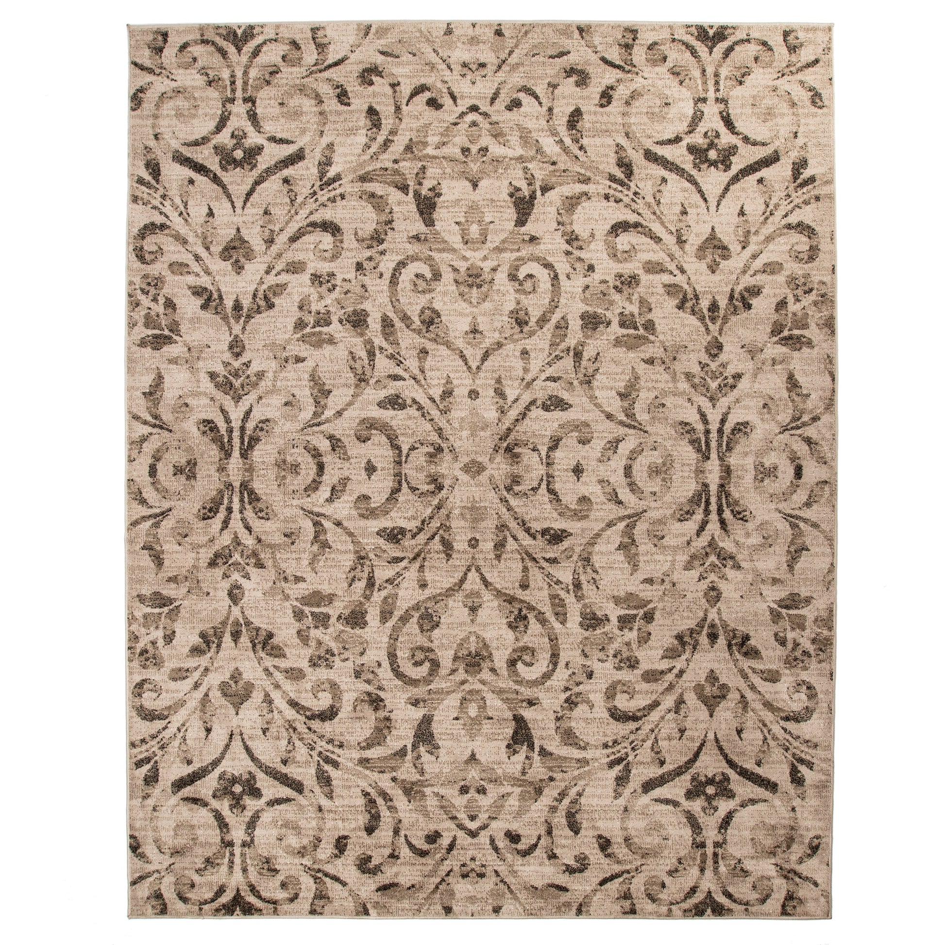 Superior Lovina Classic Scrolling Vine Indoor Area Rug  - Bronze