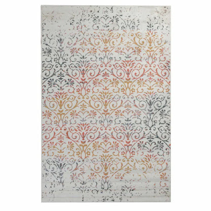Ulani Distressed Modern Damask Indoor Area Rug