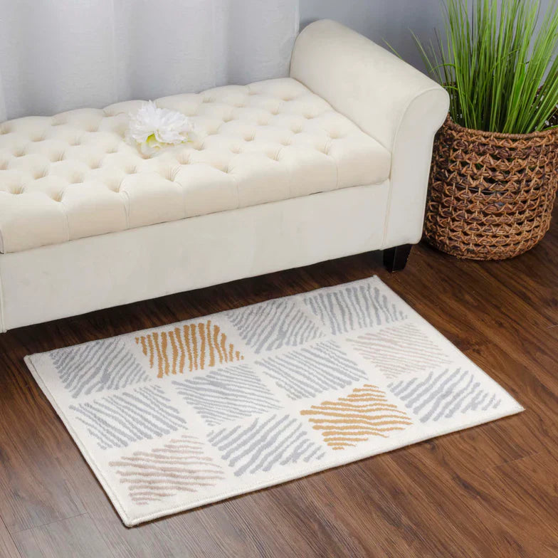 Lysandra Modern Geometric Indoor Area Rug - Gray