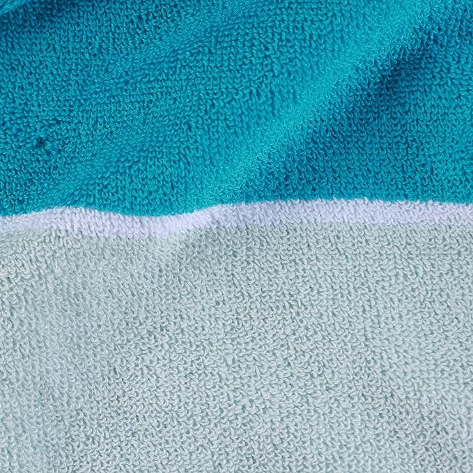 Pacific Stripe Cotton Oversized 4 Piece Beach Towel Set