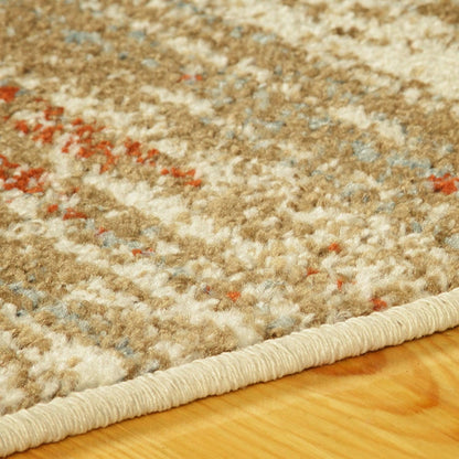  Superior Ashford Modern Abstract Stripe Indoor Area Rug - Rust