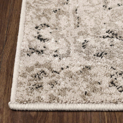 Caine Distressed Florals Modern Indoor Area Rug - Bronze