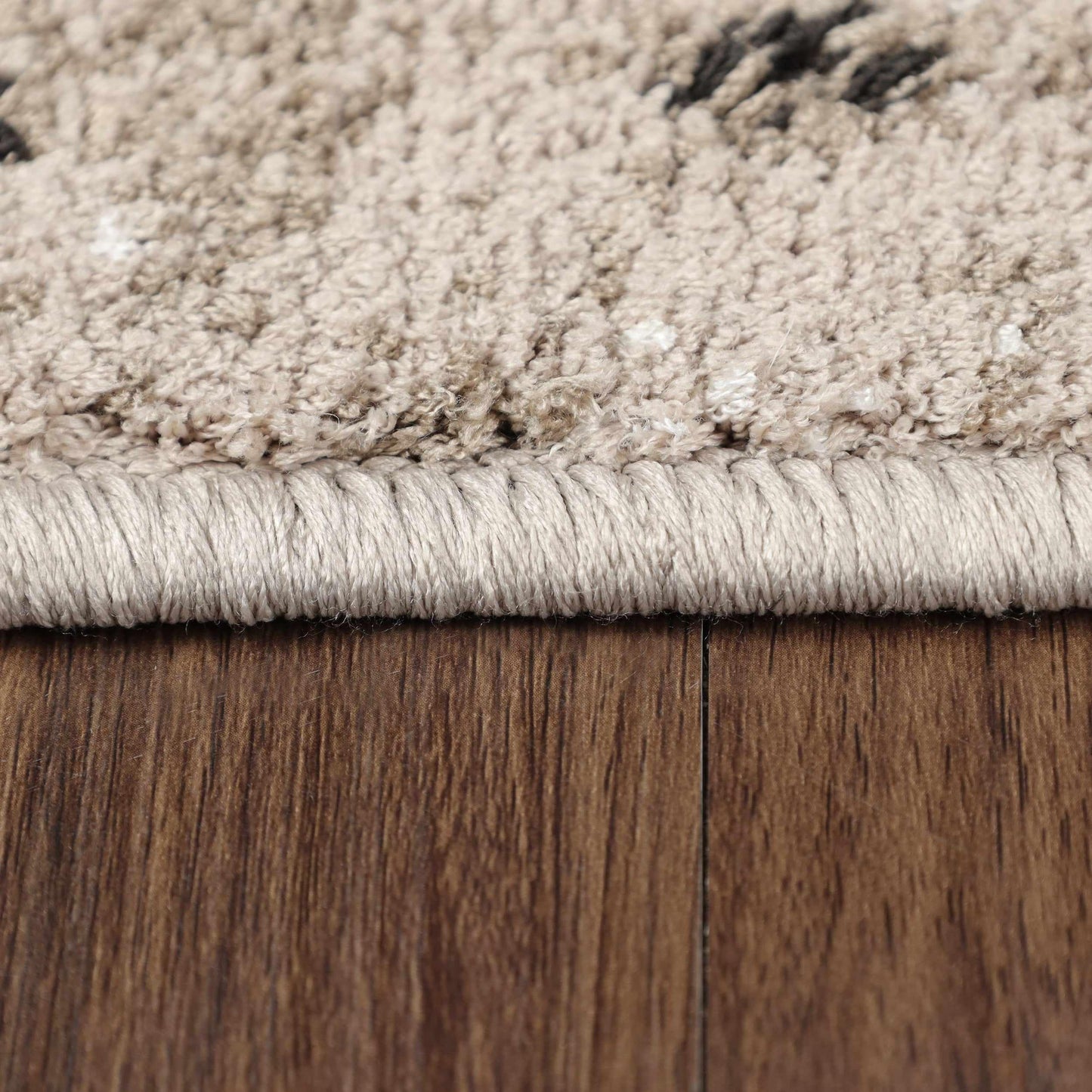 Caine Distressed Florals Modern Indoor Area Rug - Bronze