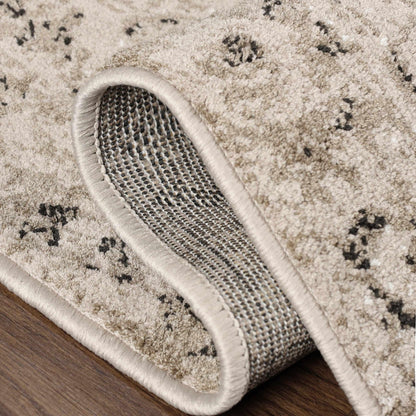 Caine Distressed Florals Modern Indoor Area Rug - Bronze