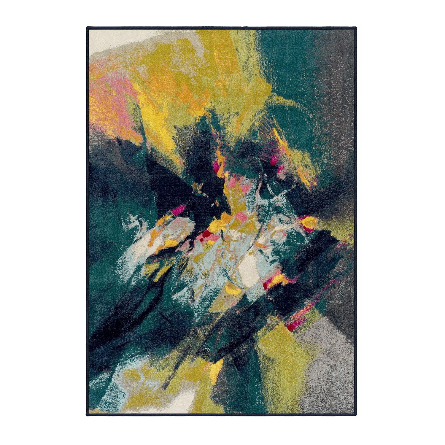 Caspian Abstract Modern Area Rug Or Runner Rug