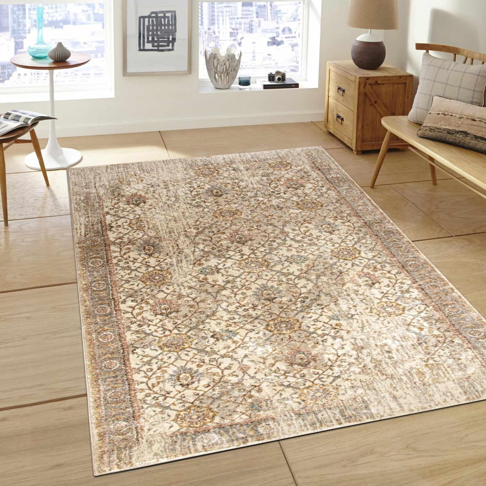  Chistan Iridescent Distressed Look Area Rug