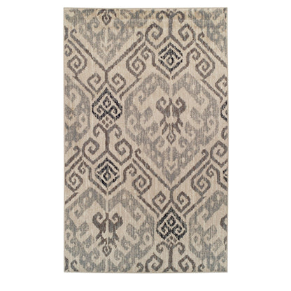  Superior Distressed Southwestern Tribal Area Rug - Light Blue