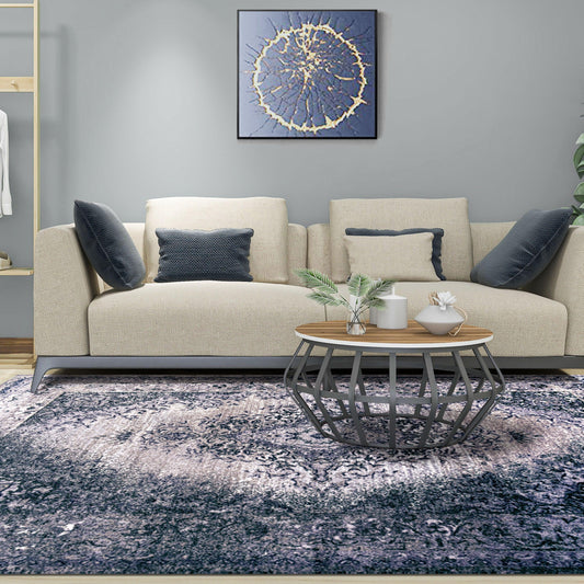  Superior Eldwin Oriental Indoor Washable Area Rug - Gray