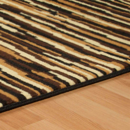  Superior Horizons Abstract Wavy Stripes Modern Area Rug 