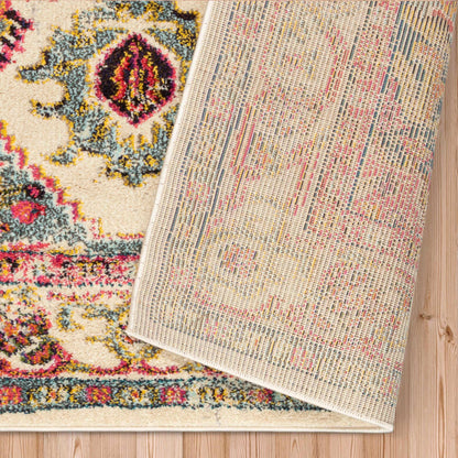  Superior Jasmira Modern Distressed Oriental Medallion Indoor Area Rug or Runner