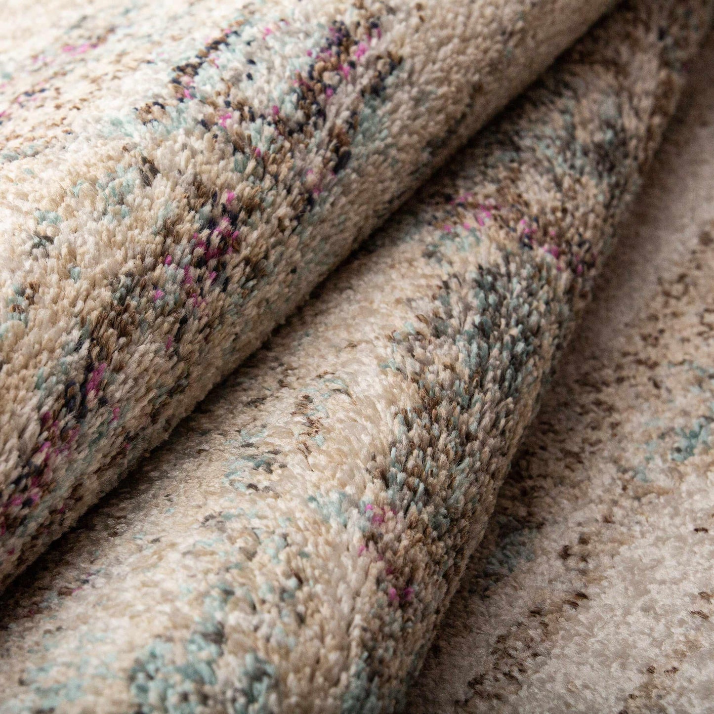  Superior Jharna Modern Abstract Ivory Area Rug