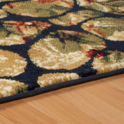 Superior Floral Modern Mosaic Tile Area Rug