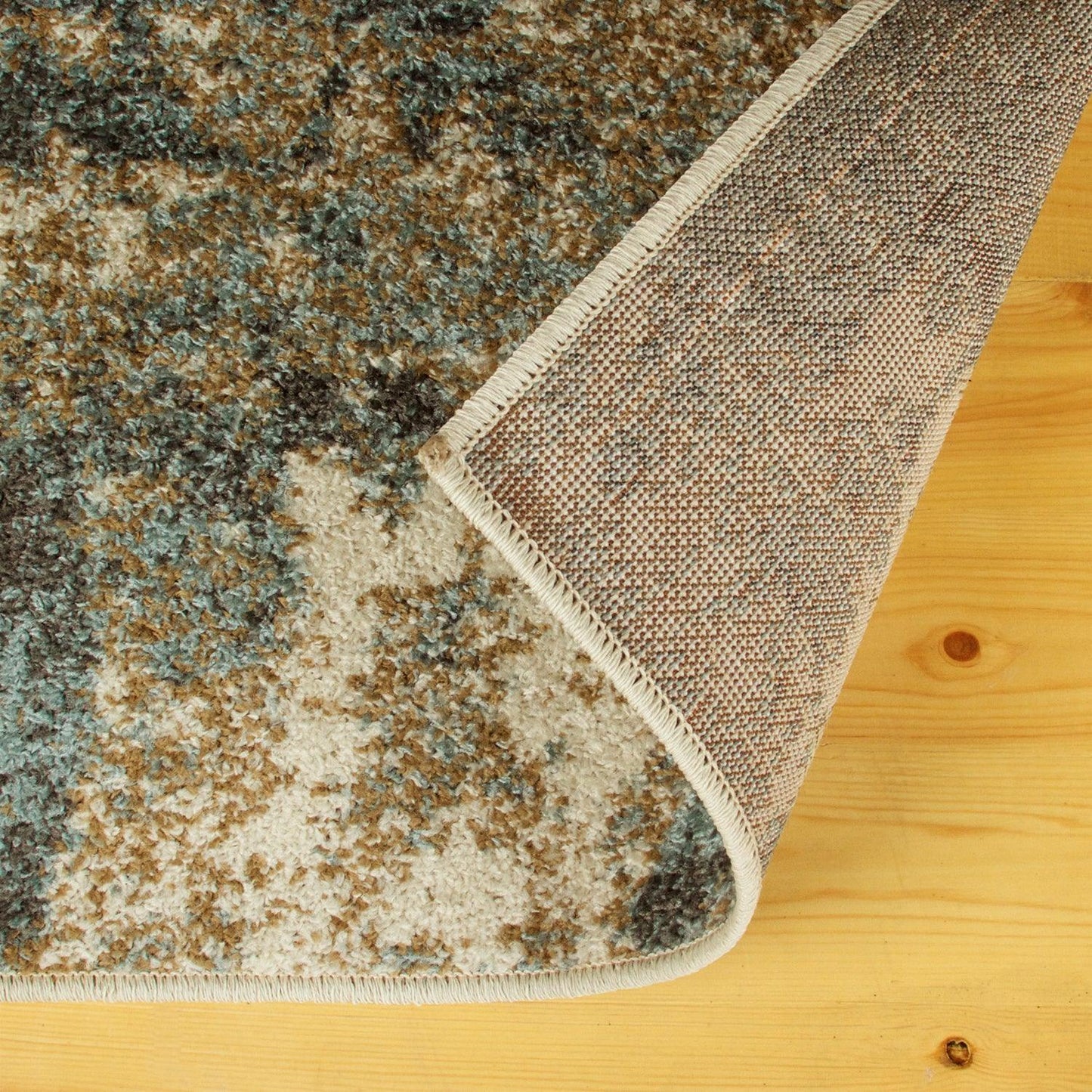  Superior Rosemont Modern Geometric Abstract Indoor Area Rug - Blue