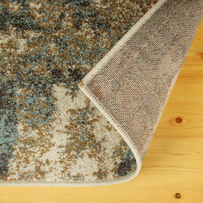  Superior Rosemont Modern Geometric Abstract Indoor Area Rug - Blue