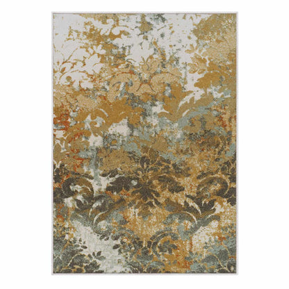  Superior Roslyn Modern Abstract Floral Indoor Area Rug - Beige