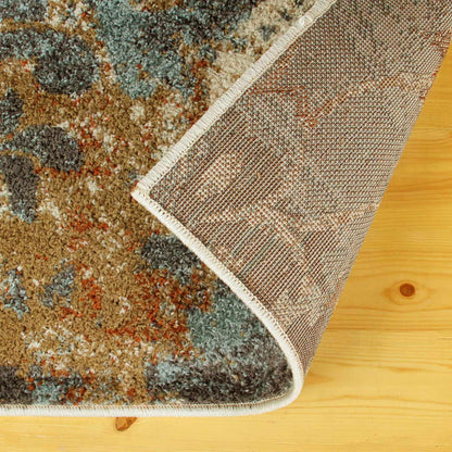  Superior Roslyn Modern Abstract Floral Indoor Area Rug - Beige