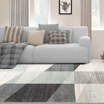 Superior Saina Transitional Abstract Diamonds Indoor Area Rug