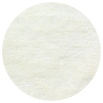 Superior Solid Indoor Plush Shag Area Rug Or Runner Or Round Rug - Ivory