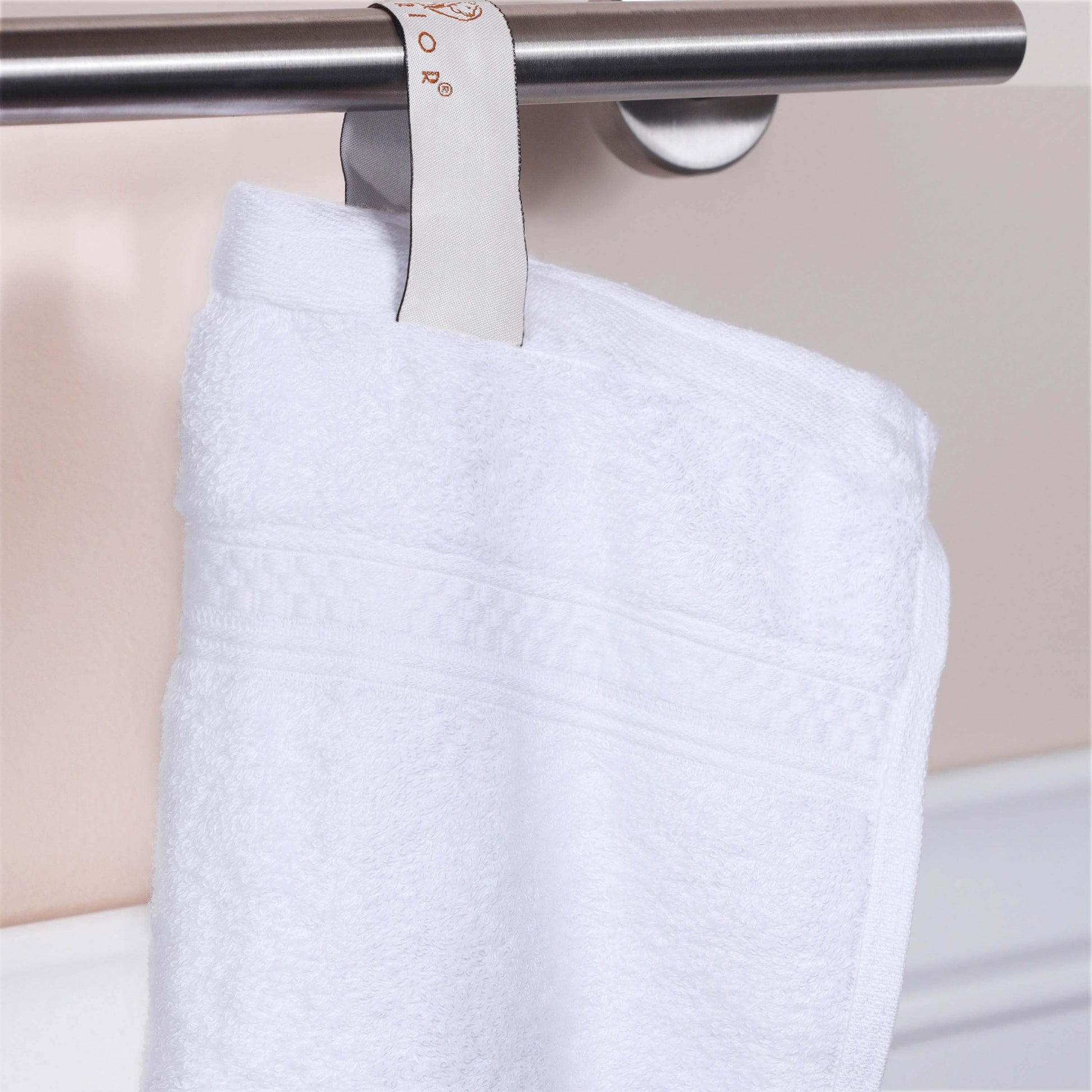 Rayon from Bamboo Cotton Blend Luxury Assorted 18 Piece Towel Set - White