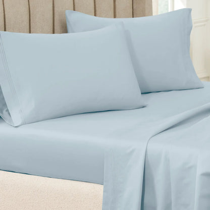 Premium 650 Thread Count Egyptian Cotton Solid Pillowcase Set