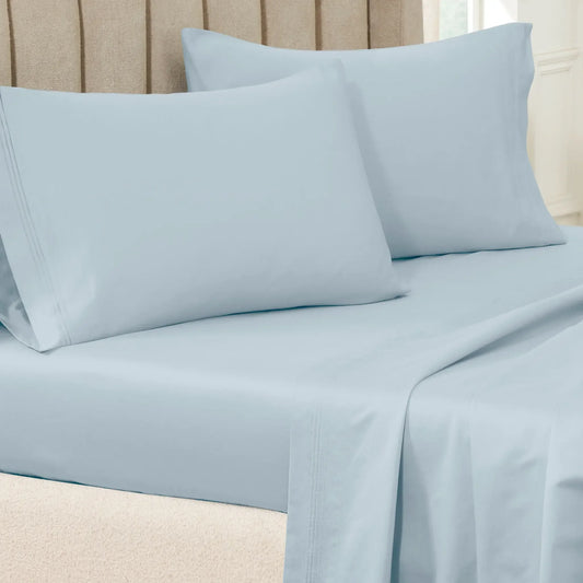 Premium 650 Thread Count Egyptian Cotton Solid Pillowcase Set