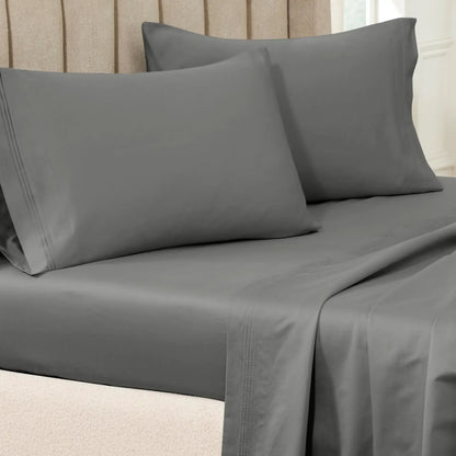 Premium 650 Thread Count Egyptian Cotton Solid Pillowcase Set