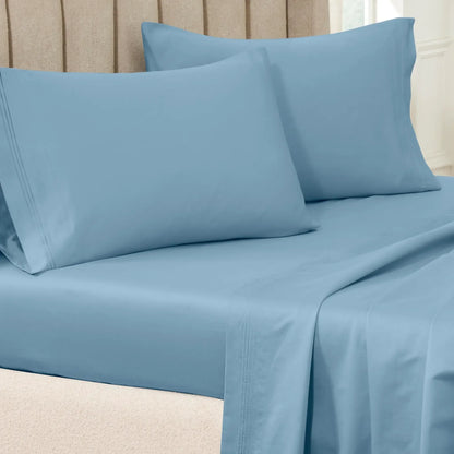 Premium 650 Thread Count Egyptian Cotton Solid Pillowcase Set