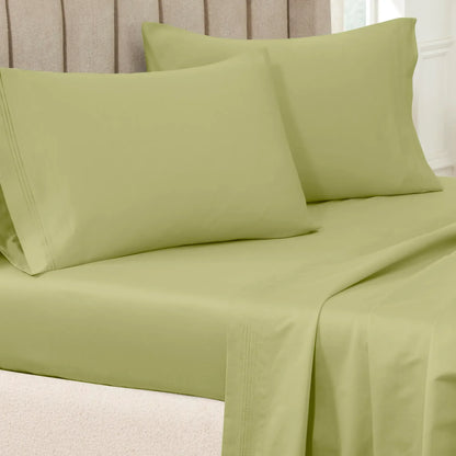 Premium 650 Thread Count Egyptian Cotton Solid Pillowcase Set