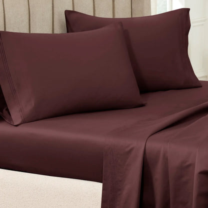 Premium 650 Thread Count Egyptian Cotton Solid Pillowcase Set