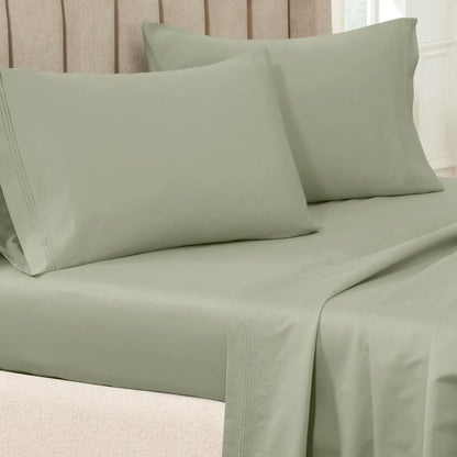 Premium 650 Thread Count Egyptian Cotton Solid Pillowcase Set