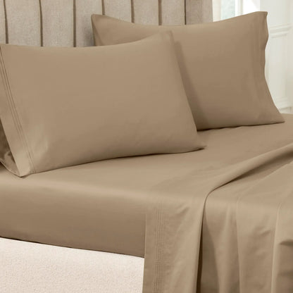 Premium 650 Thread Count Egyptian Cotton Solid Pillowcase Set