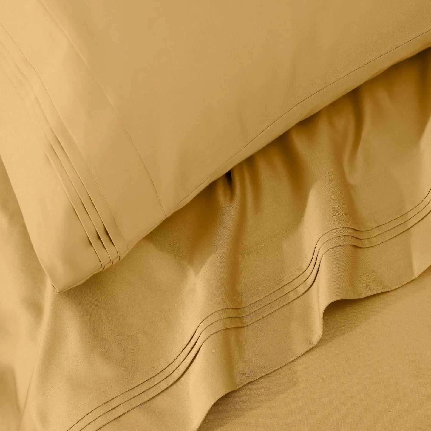 Premium 650 Thread Count Egyptian Cotton Solid Pillowcase Set